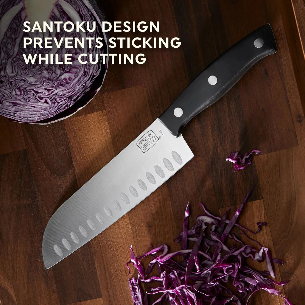 Chicago Cutlery® Ellsworth 2-piece Santoku Knife image 3