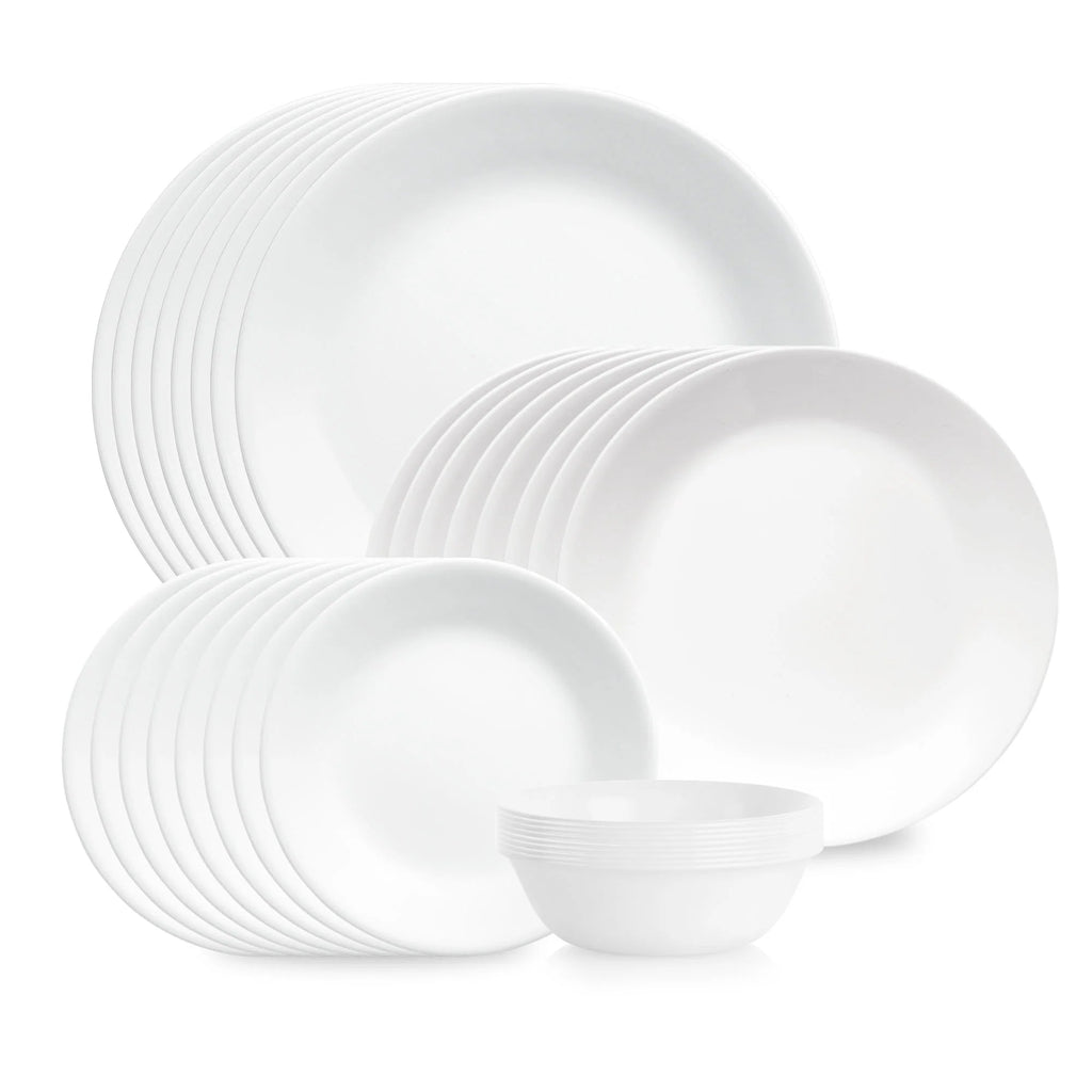 Corelle® Shimmering White 32-piece Dinnerware Set, Service for 8 image 0