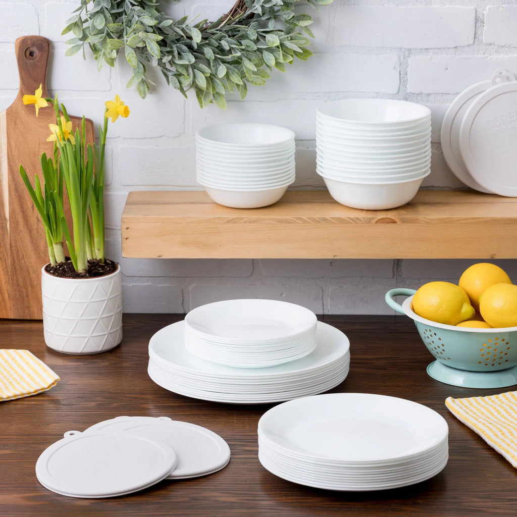 Corelle® Winter Frost White 66-piece Dinnerware Set, Service for 12 image 2