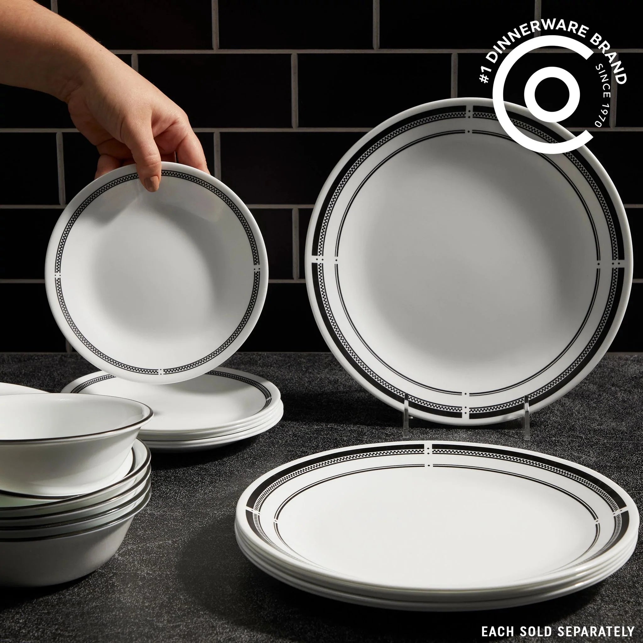 Corelle® Brasserie 10.25 Dinner Plate image 1