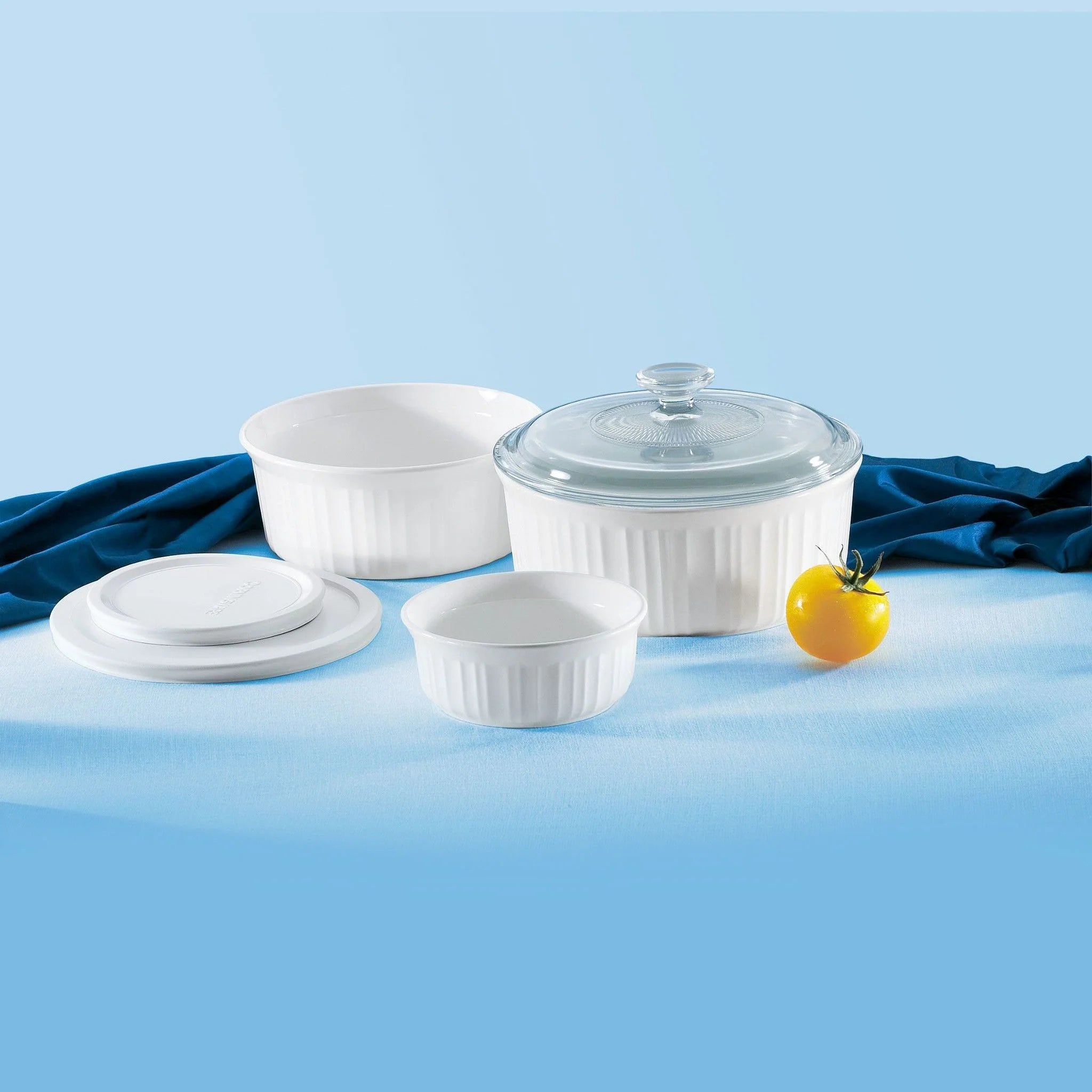 CorningWare® French White® 6-piece Bakeware Set image 2
