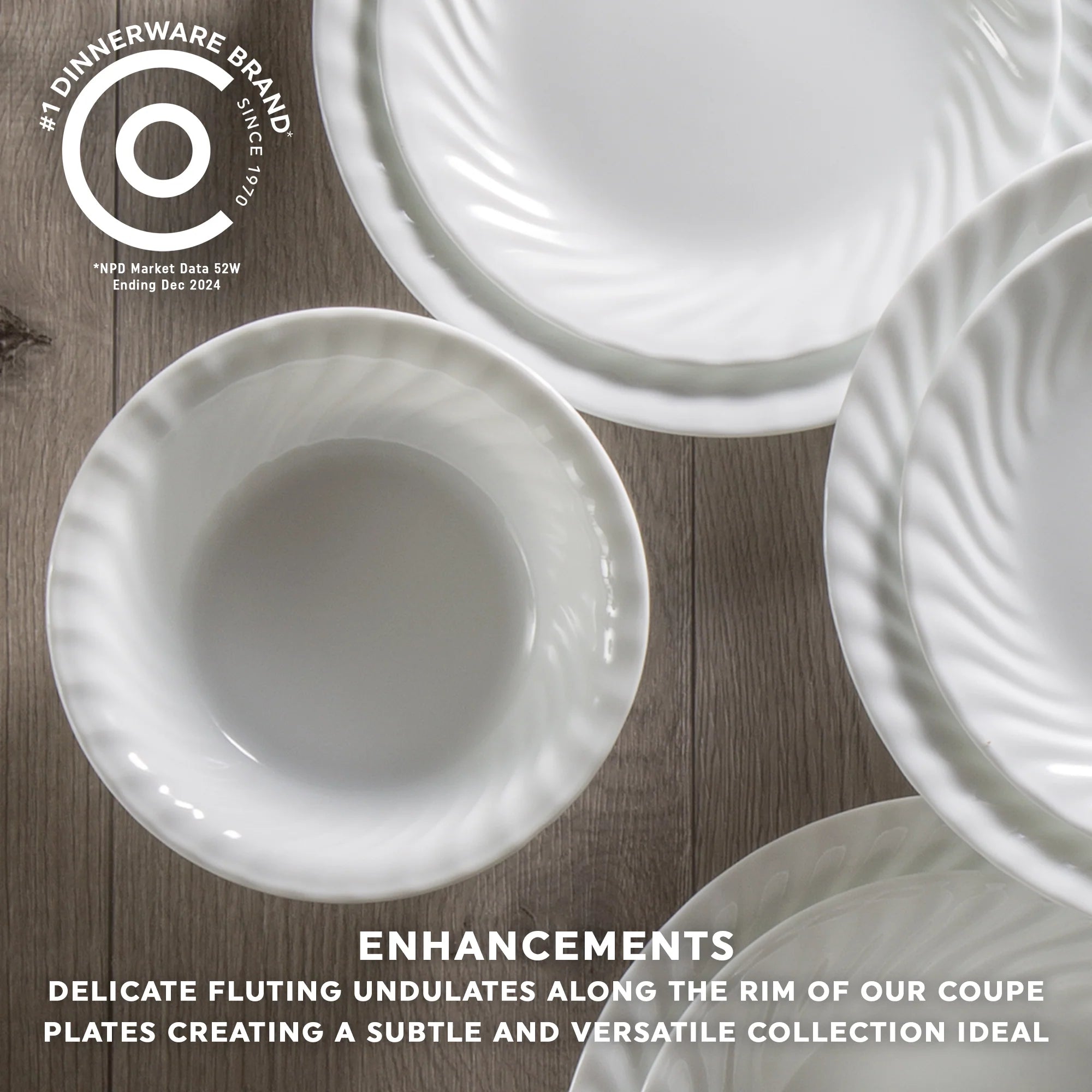 Corelle® Enhancements 18-ounce Glass Cereal/Soup Bowl image 2