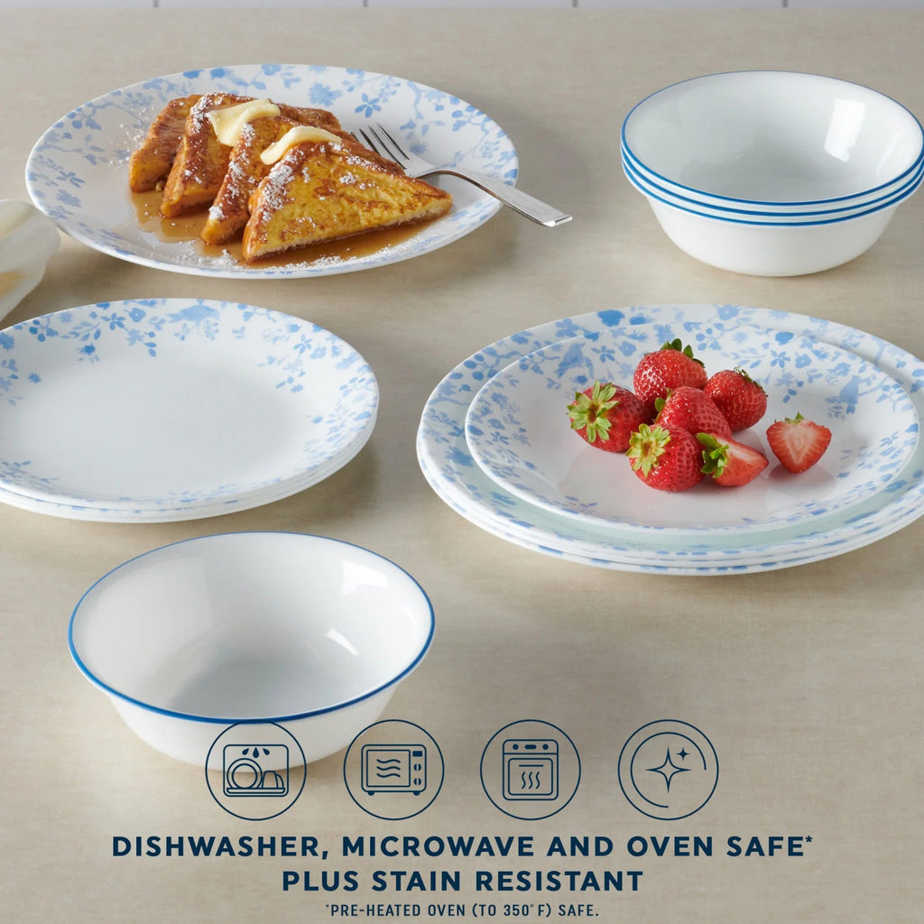 Corelle® Garden Song 12-piece Dinnerware Set, Service for 4 image 4