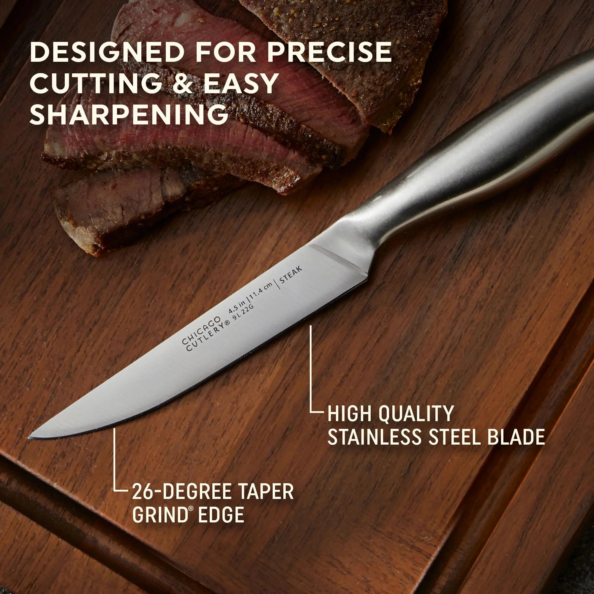Chicago Cutlery® Insignia Steel™ 4-piece Steak Knife Set image 1