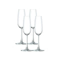 Ocean Glass Matera Champagne Flutes (4-Pieces), 7-ounce, dishwasher safe image 0