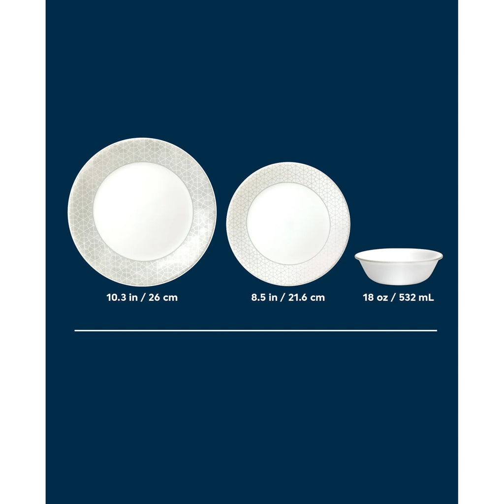 Corelle® Knox 12-piece Dinnerware Set, Service for 4 image 5