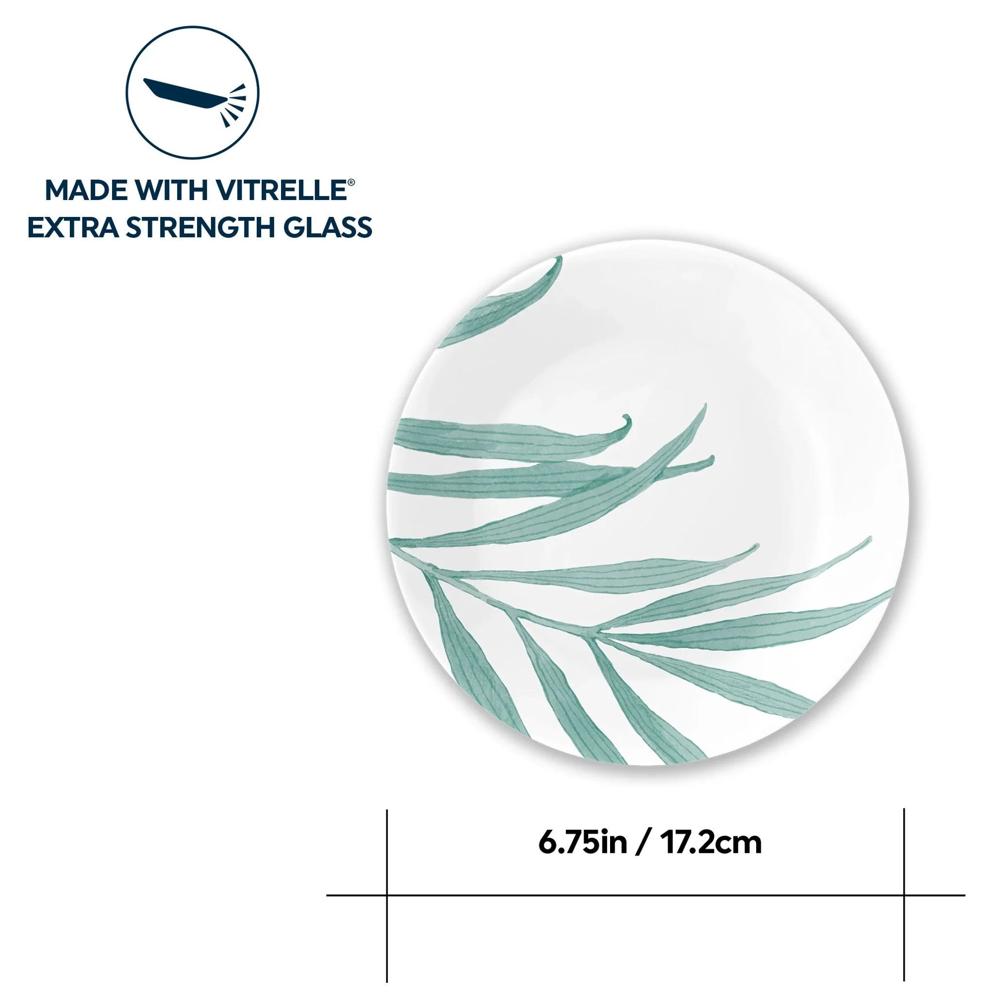 Corelle® Solar Print 6.75 Appetizer Plate, EXCLUSIVE image 2