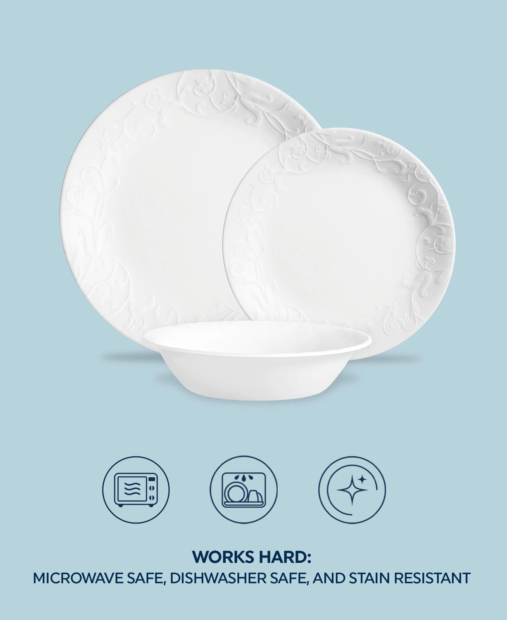 Corelle® Bella Faenza 12-piece Dinnerware Set, Service for 4 image 3