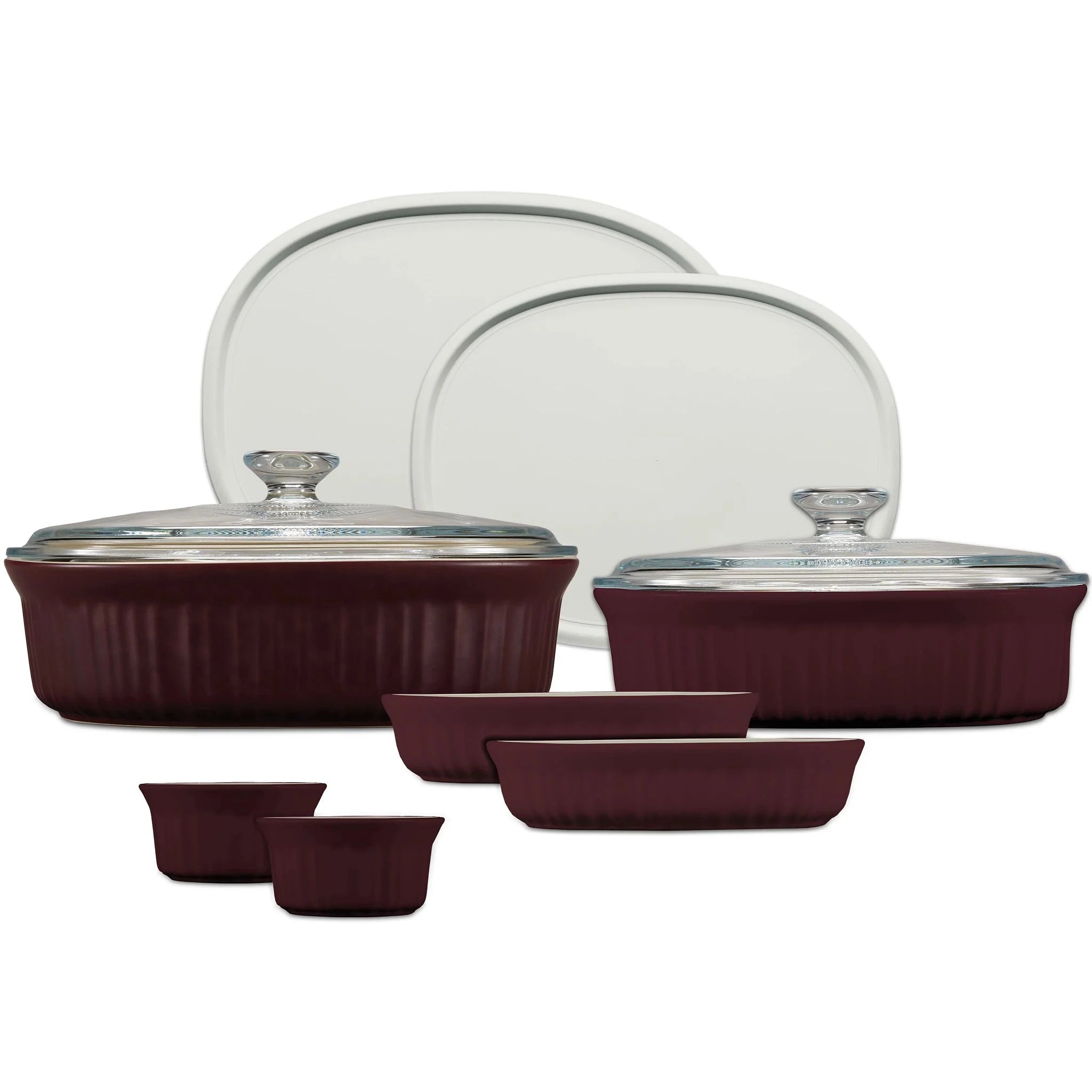 CorningWare® French Colors 10-piece Bakeware Set, Cabernet image 0