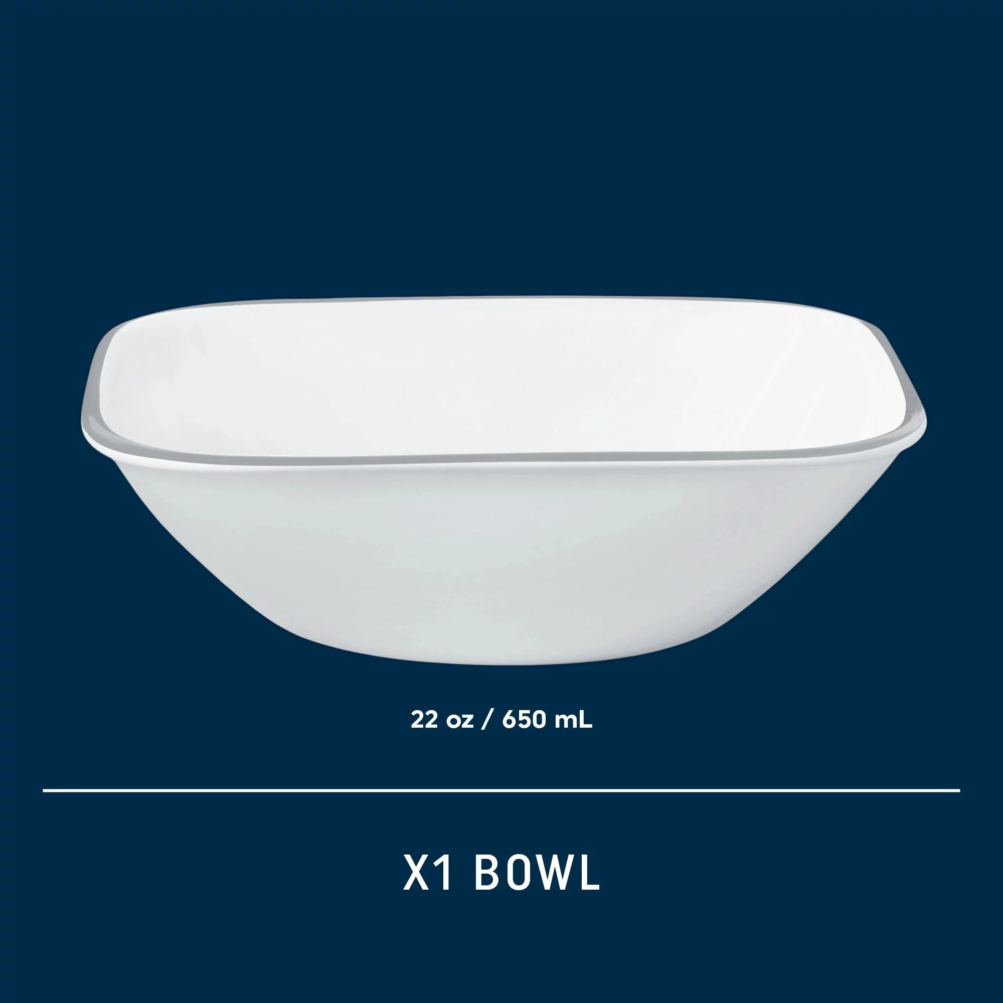 Corelle® Square Amalie 22-ounce Cereal Bowl image 5