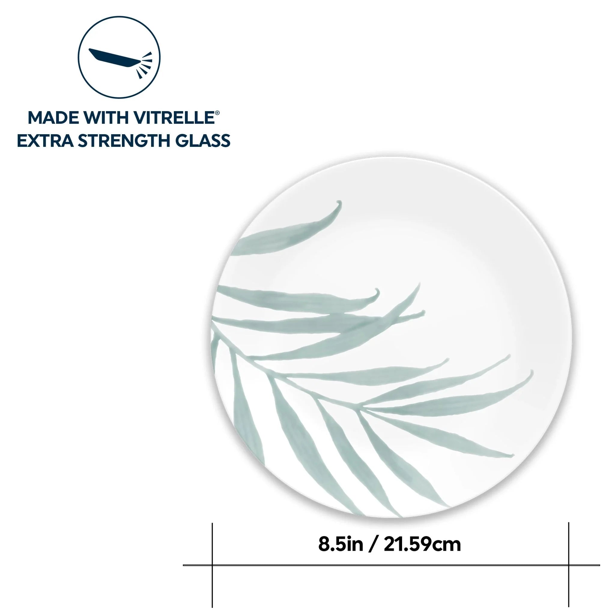 Corelle® Solar Print 8.5 Salad Plate, EXCLUSIVE image 1