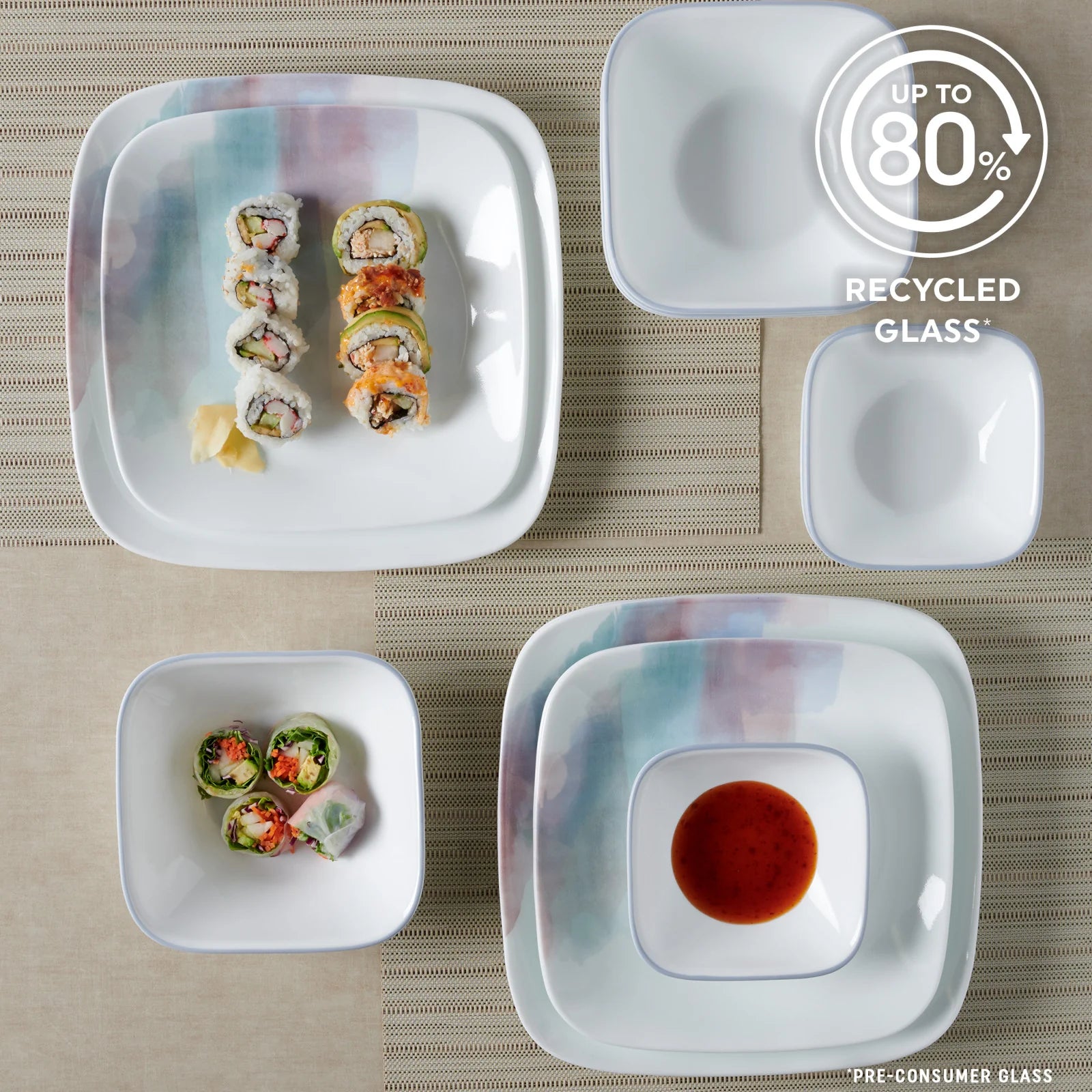 Corelle® Aquarello 16-piece Dinnerware Set, Service for 4 image 5