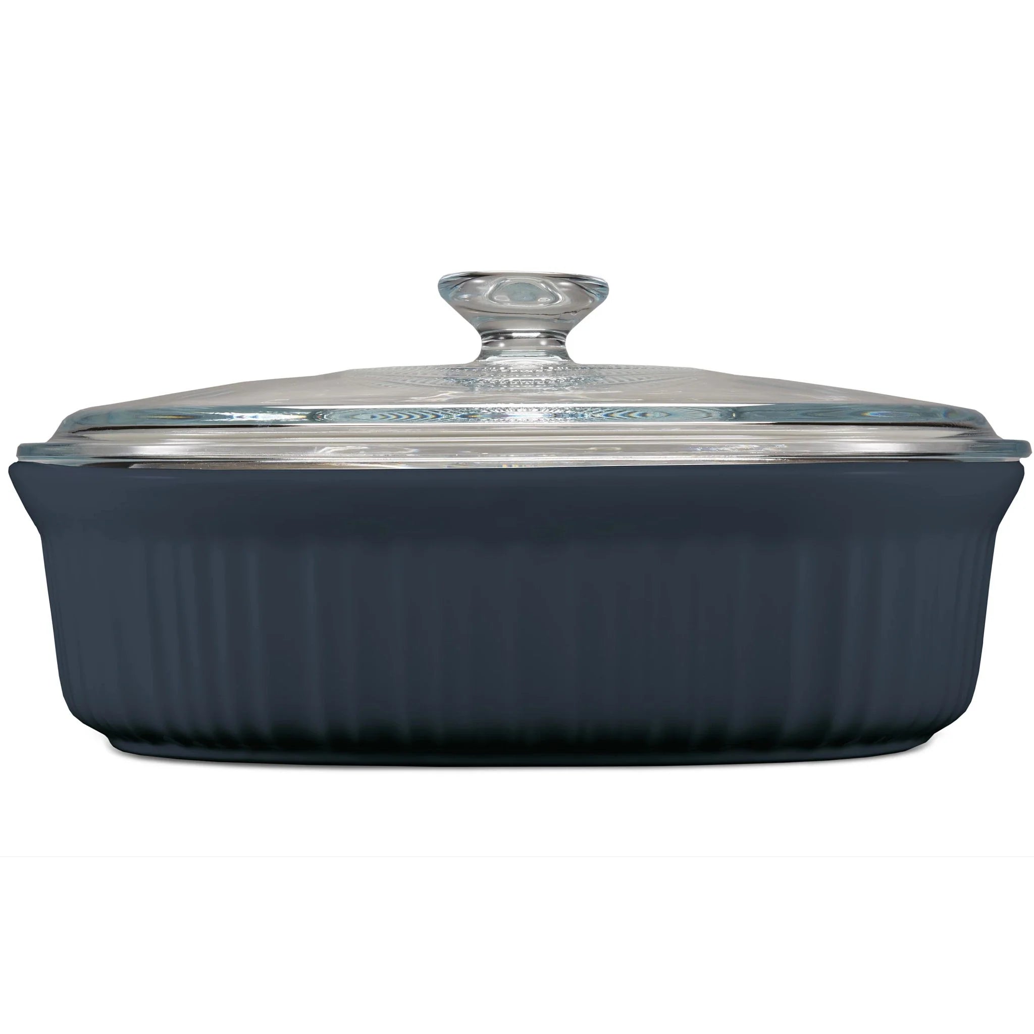 CorningWare® French Colors 2.5-quart Oval Baking Dish, Navy image 0