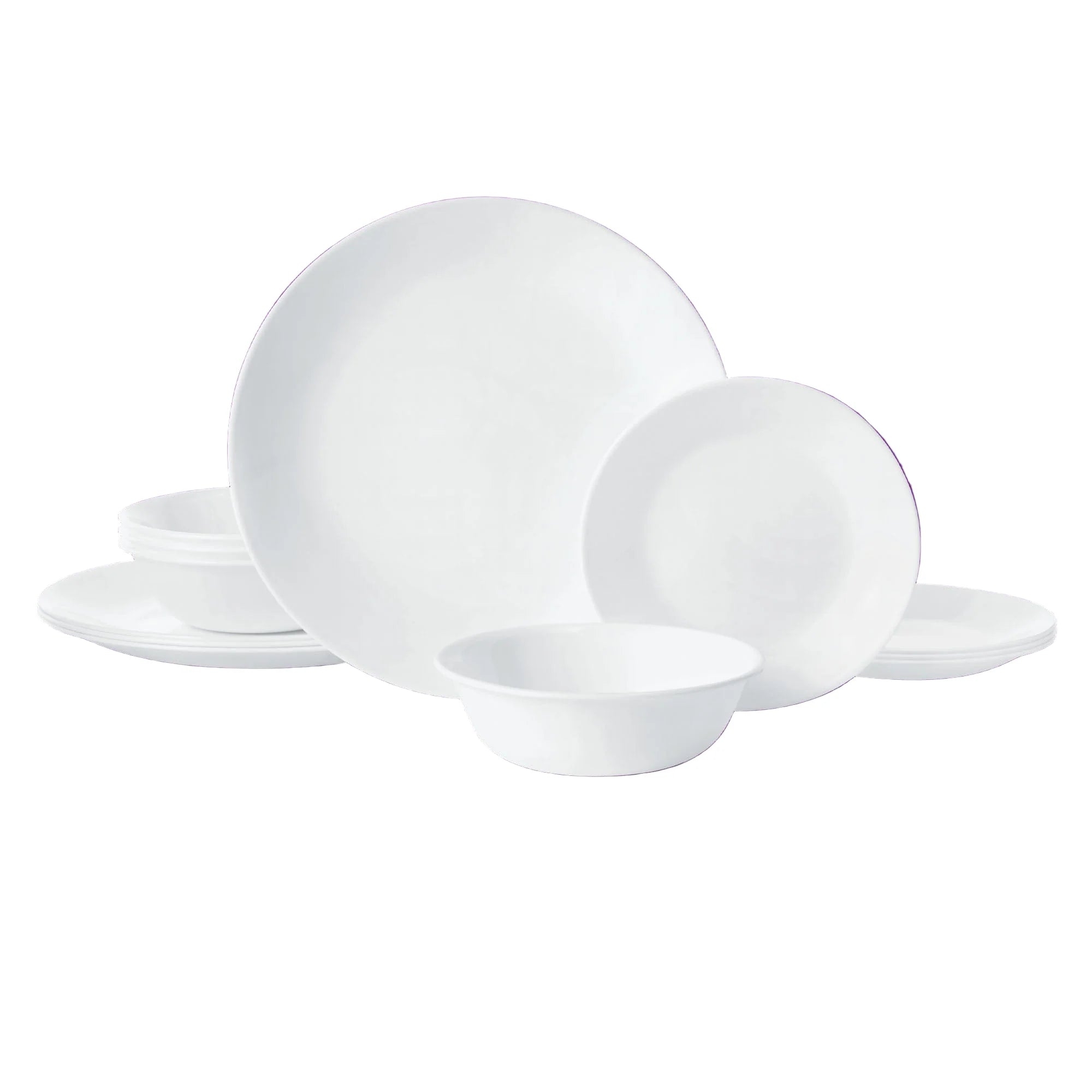 Corelle® Winter Frost White 12-piece Dinnerware Set, Service for 4 image 0