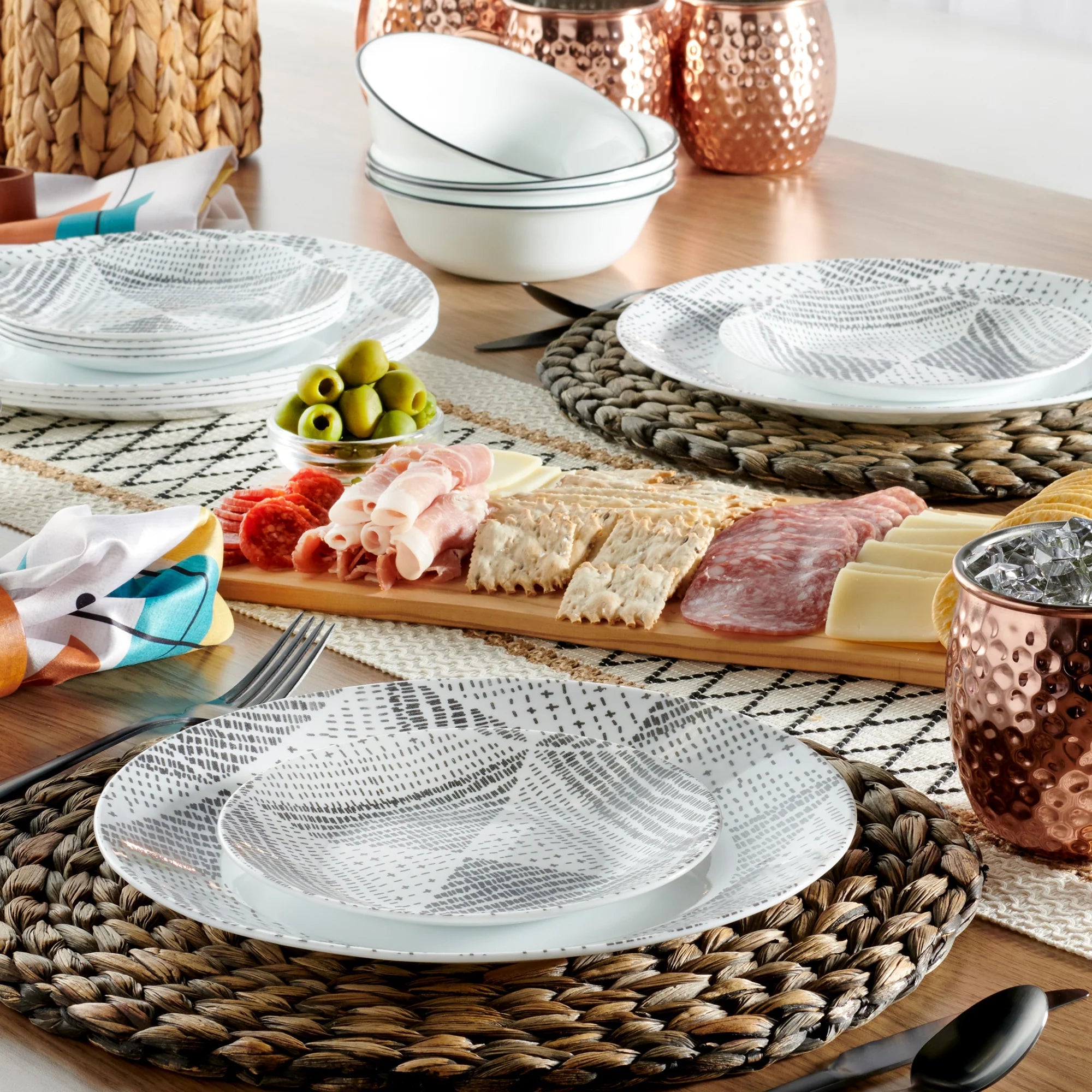 Corelle® Odisha 18-piece Dinnerware Set, Service for 6 image 6