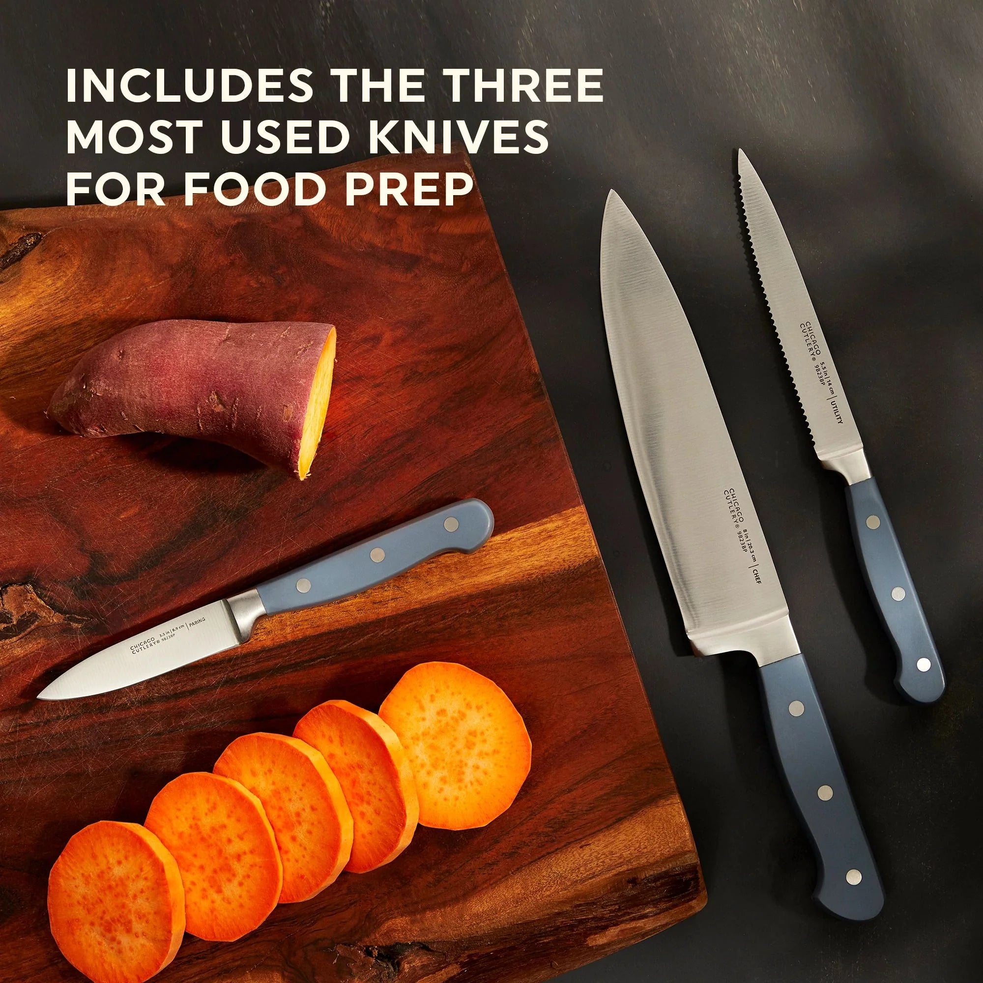 Chicago Cutlery® Halsted 3-piece Knife Set image 4