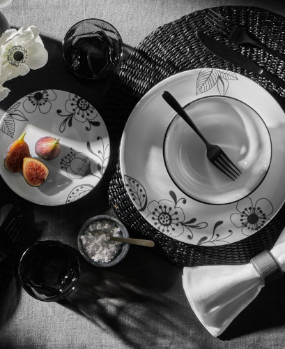 Corelle® Inked Poppy 12-piece Dinnerware Set, Service for 4 image 1