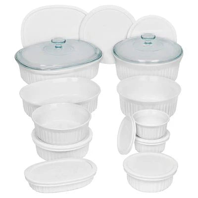 CorningWare® French White® 20-piece Bakeware Set image 0