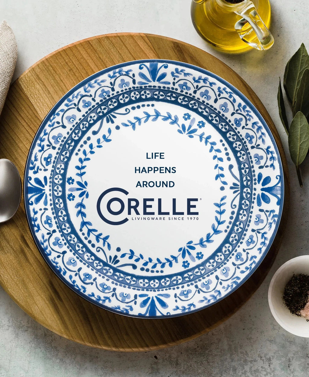Corelle® Portofino 6.75” Appetizer Plate, 6 pack image 3
