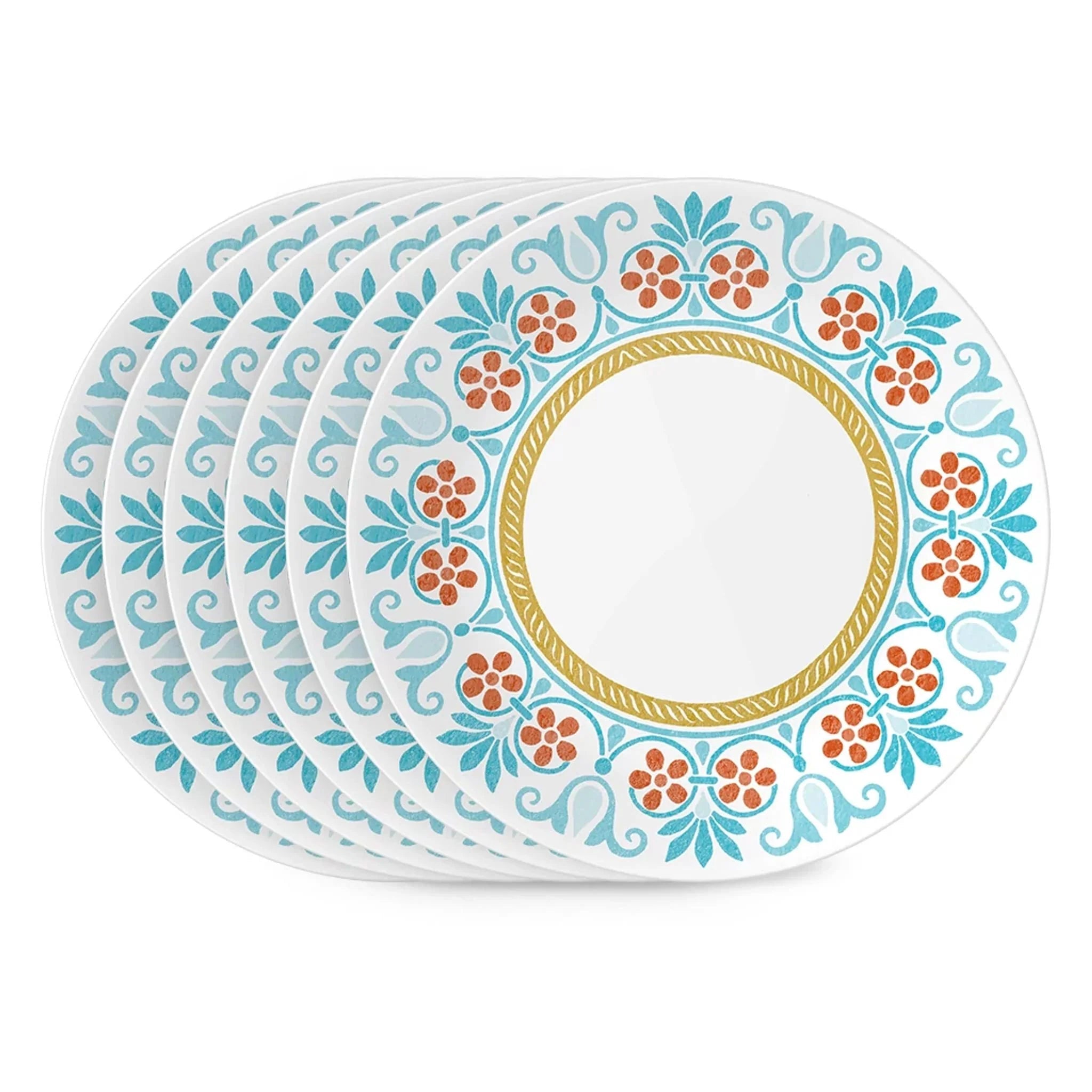 Corelle® Global Collection Terracotta Dreams, 8.5” Salad Plates, 6-pack image 0