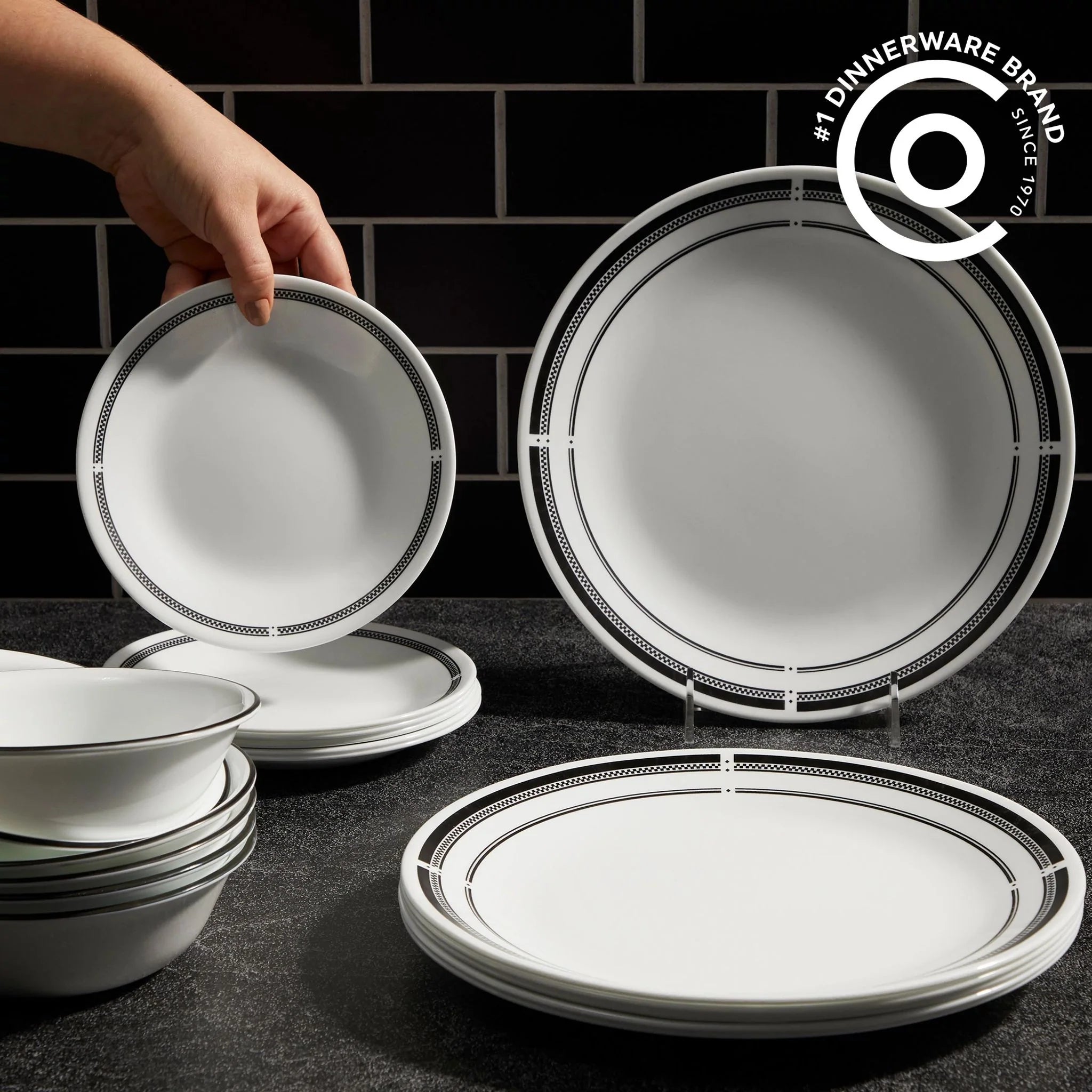 Corelle® Brasserie 18-piece Dinnerware Set, Service for 6 image 2