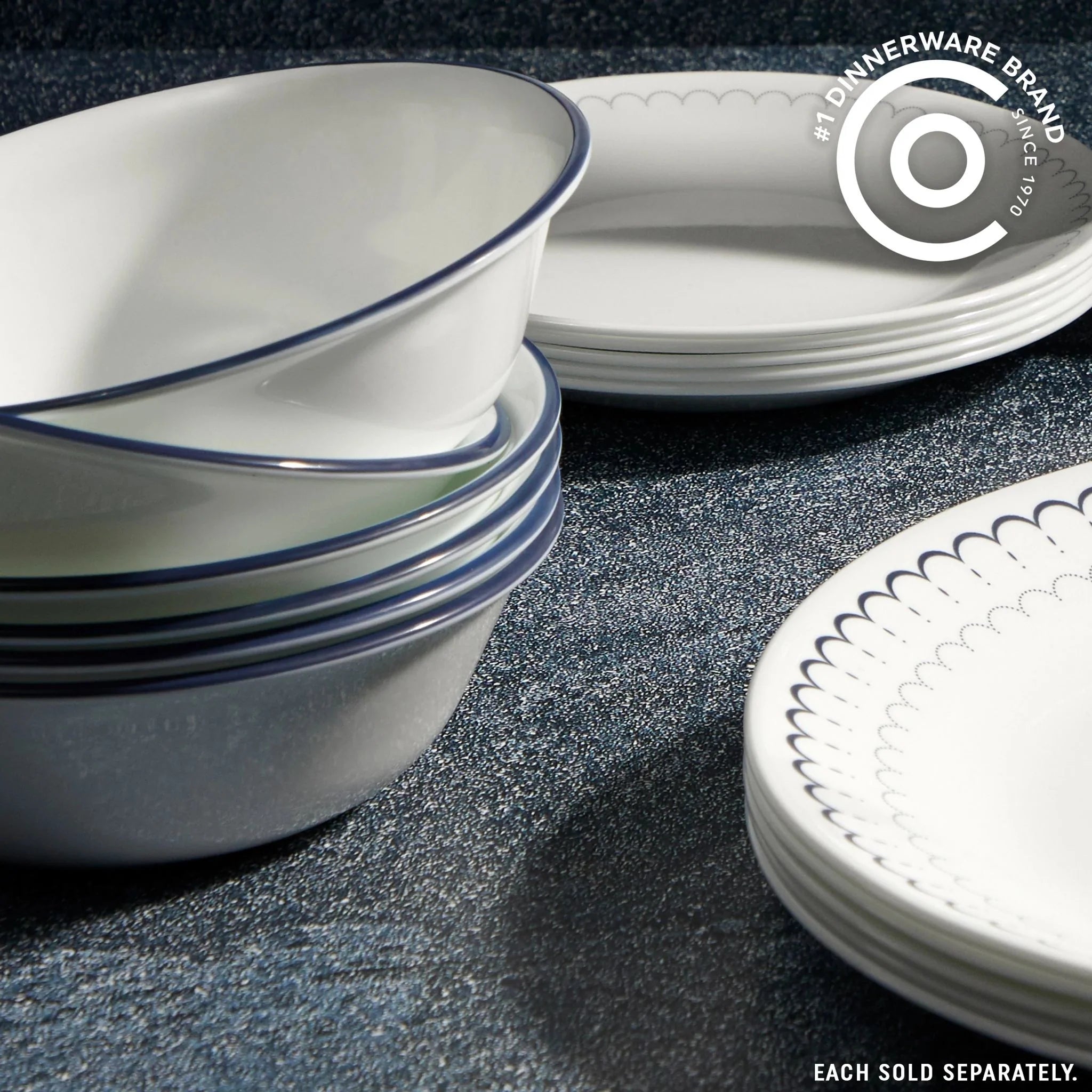 Corelle® Caspian Lace 18-ounce Cereal Bowl image 1