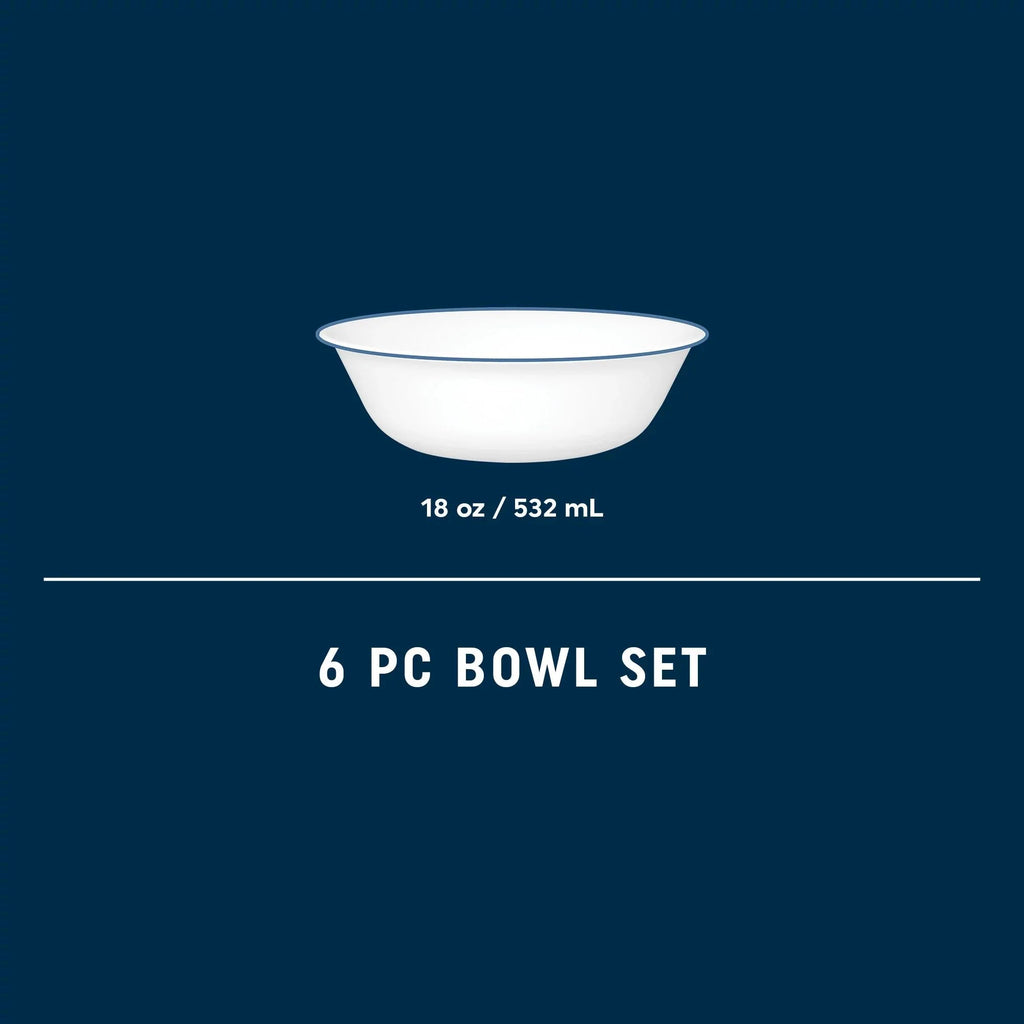 Corelle® Botanical Stripes 18-ounce Cereal Bowls, 6-pack image 4