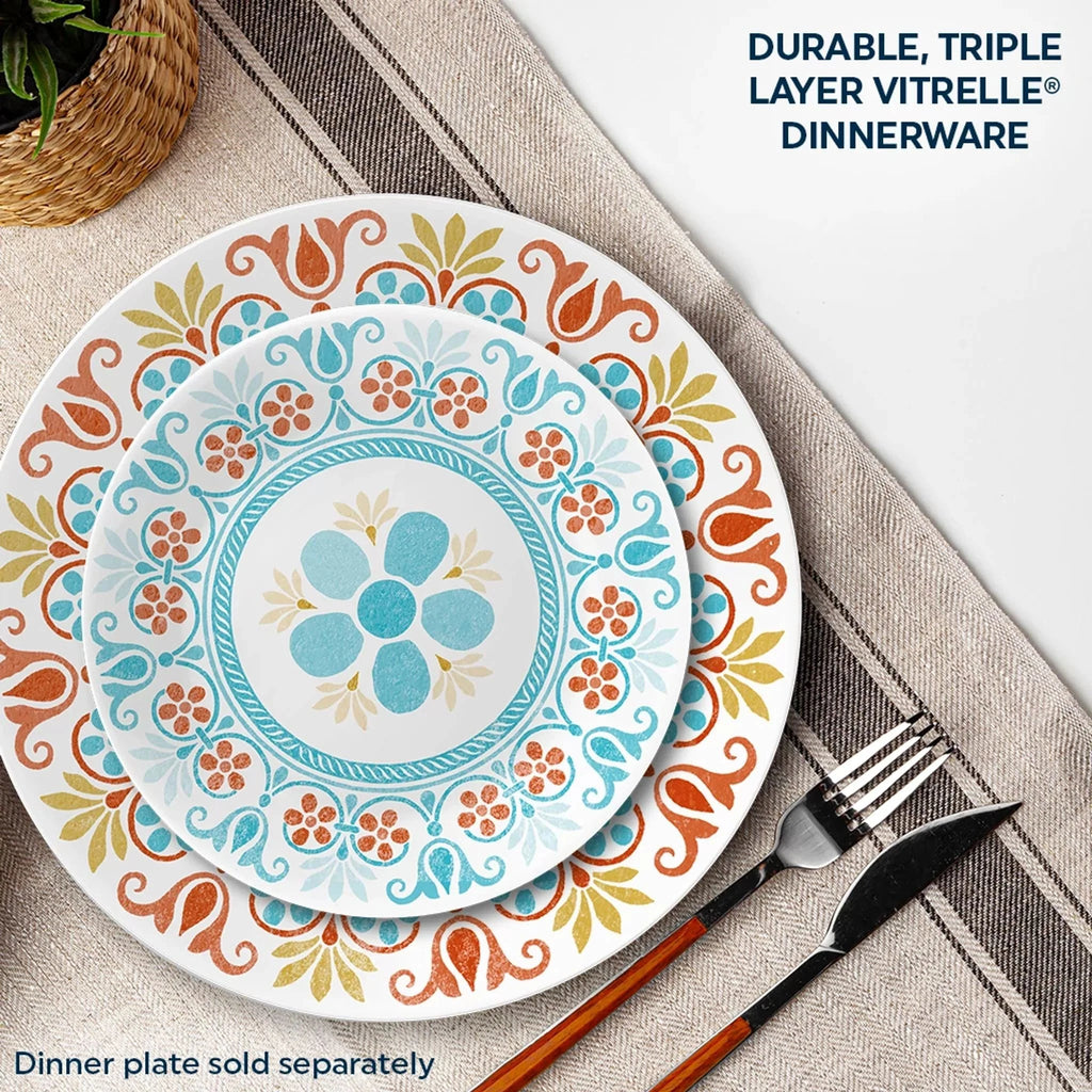 Corelle® Global Collection Terracotta Dreams 6.75” Appetizer Plates, 6-pack image 5