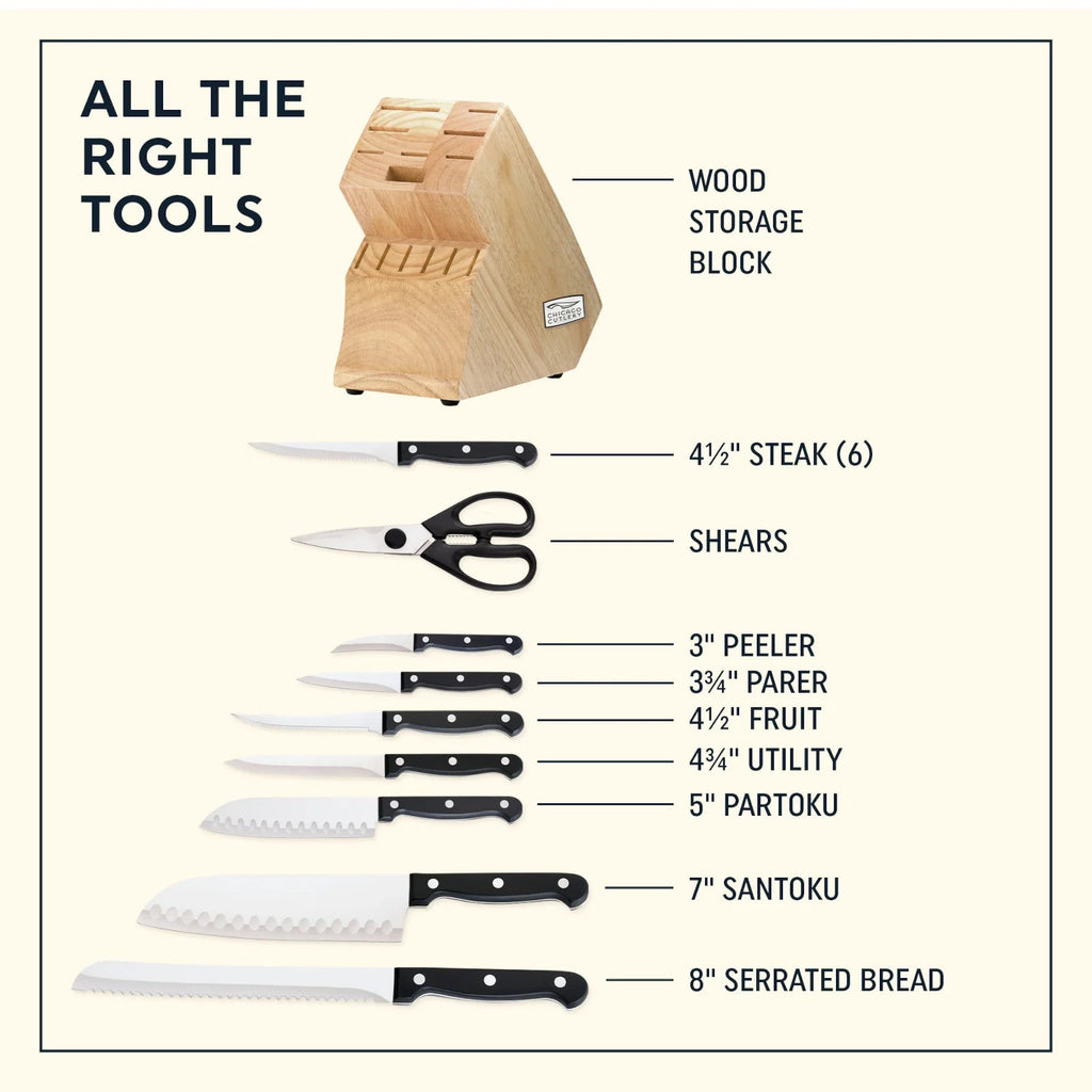 Chicago Cutlery® Essentials™ 15-piece Block Set image 5