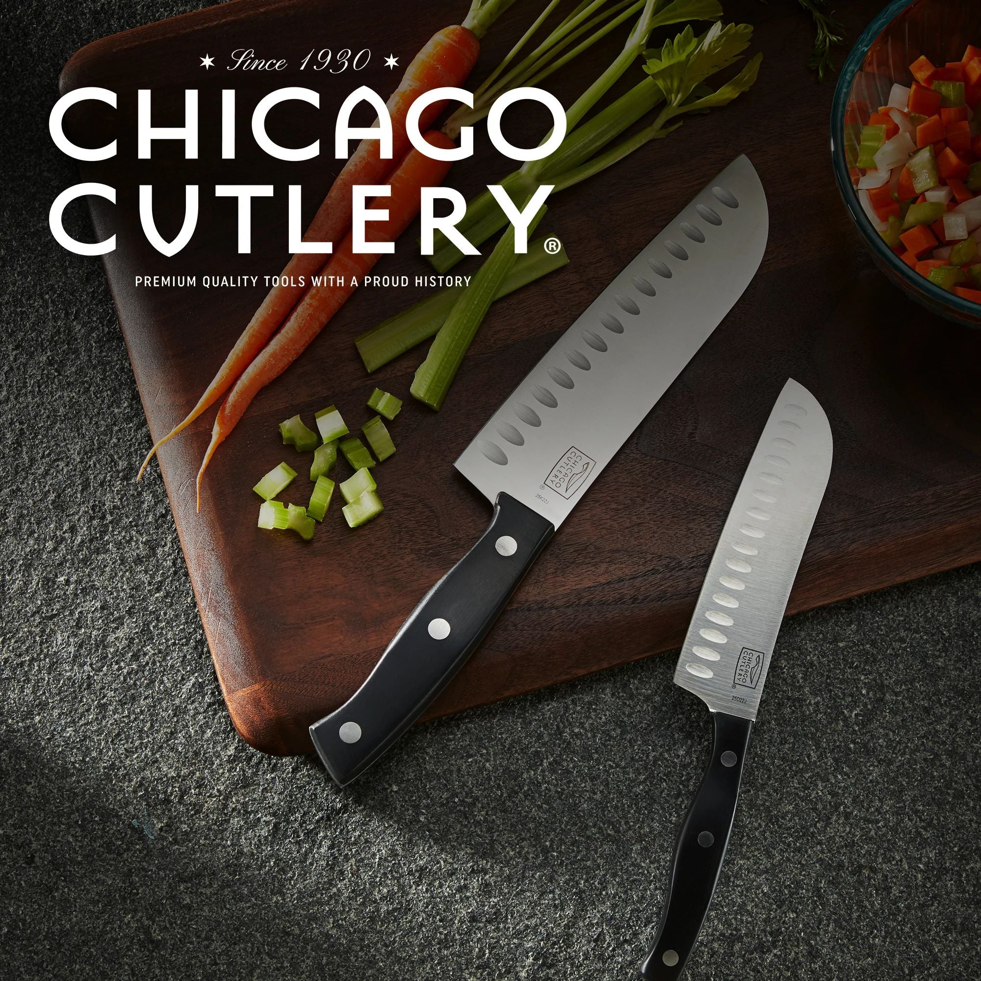 Chicago Cutlery® Ellsworth 2-piece Santoku Knife image 4