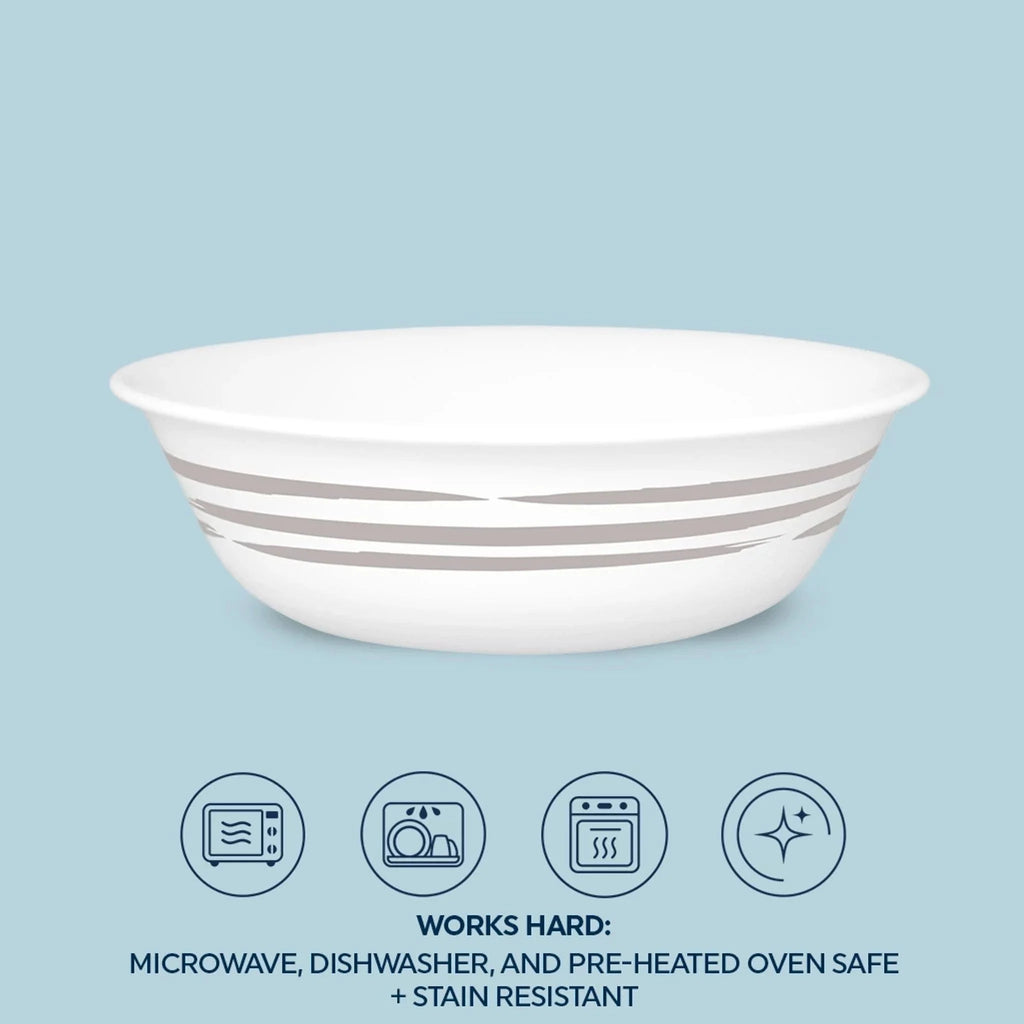 Corelle® Brushed Silver 18-ounce Cereal Bowl image 2