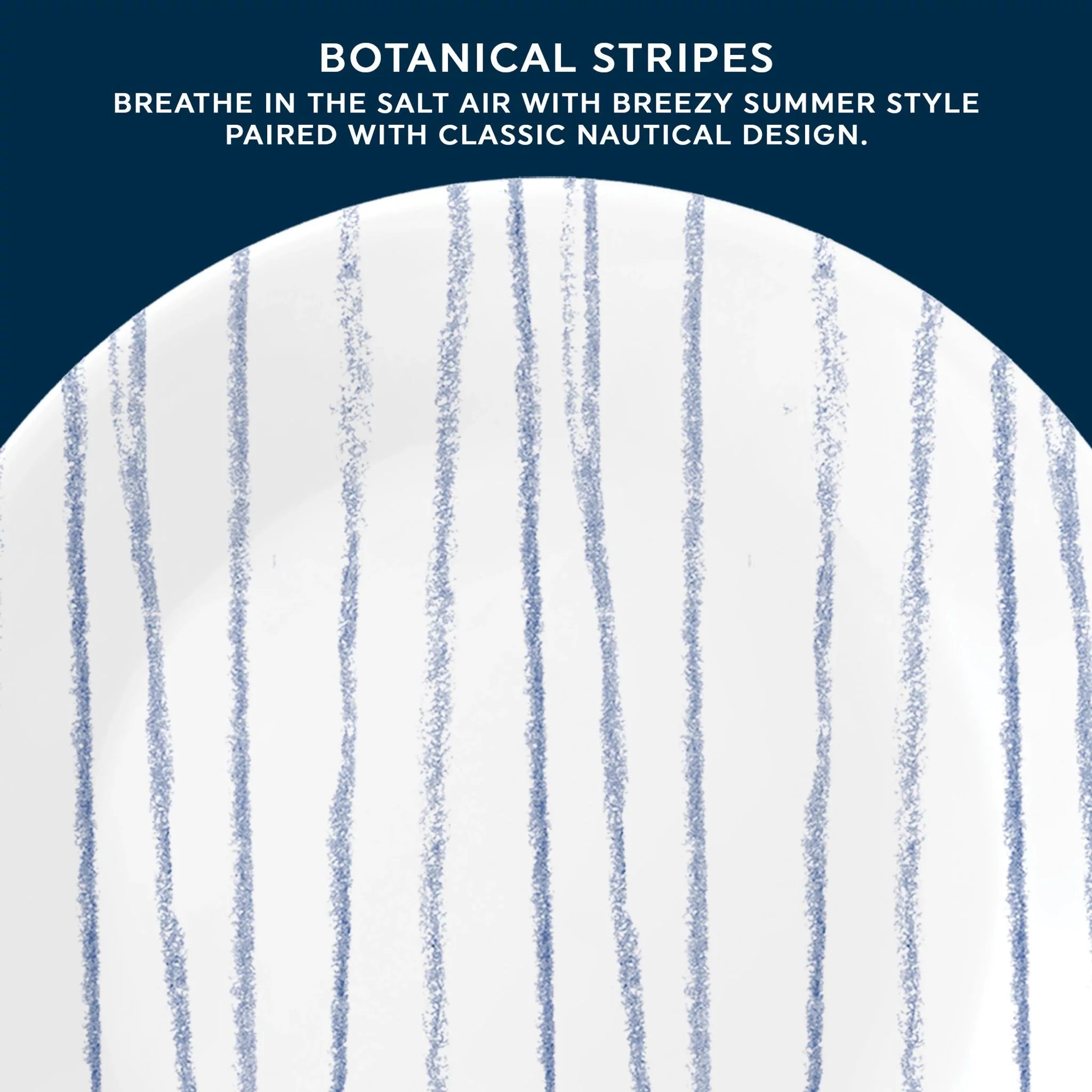 Corelle® Botanical Stripes 6.75 Appetizer Plate image 1