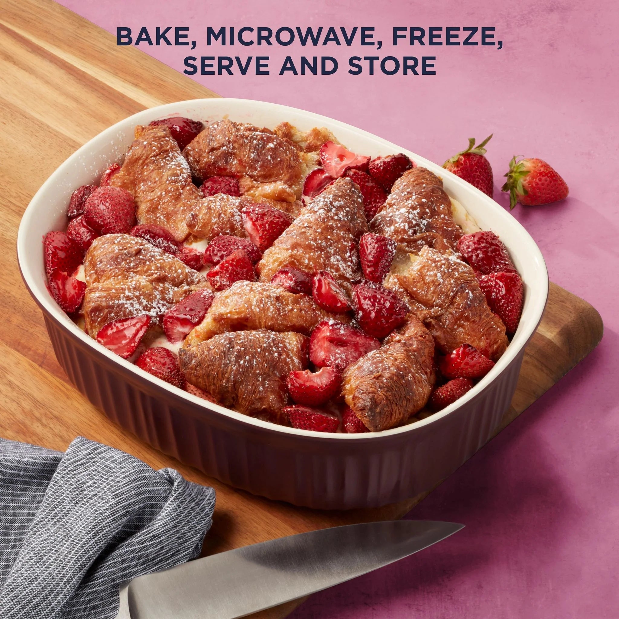 CorningWare® French Colors 6-piece Bakeware Set, Cabernet image 2