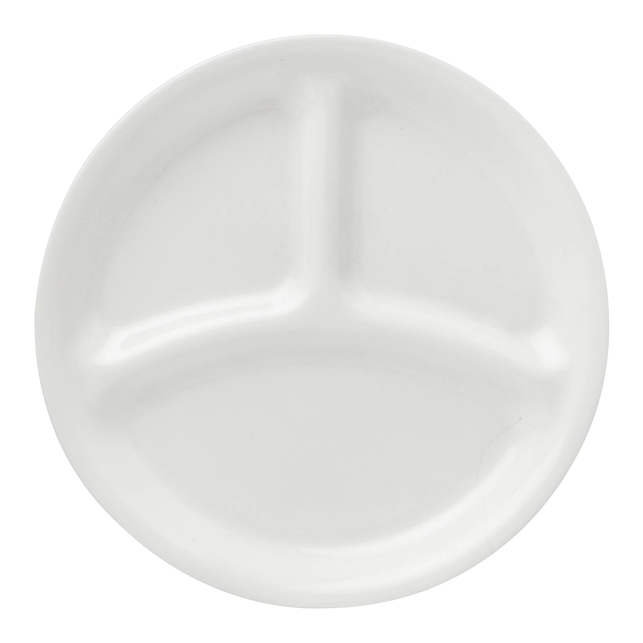 Corelle® Winter Frost White 8.5 Divided Salad Plate image 0