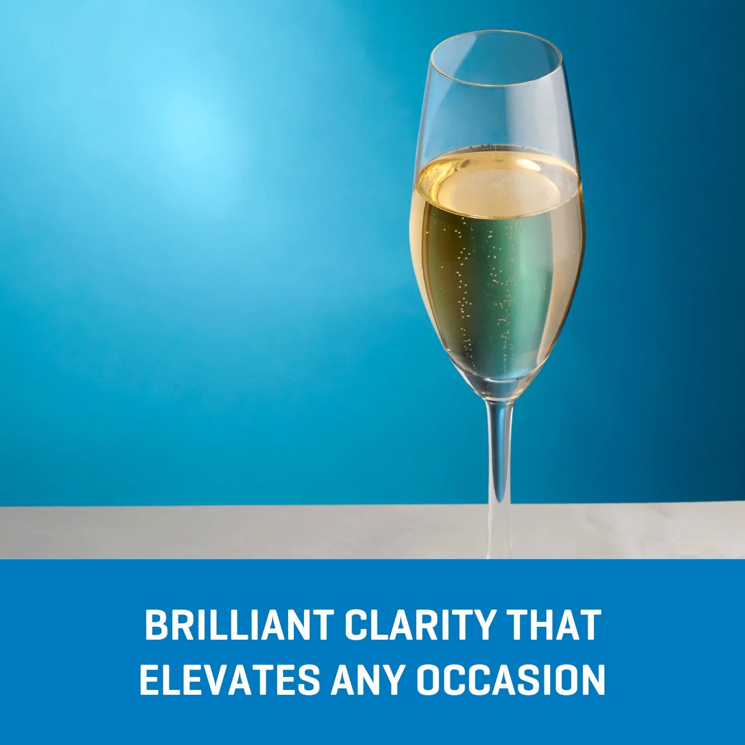 Ocean Glass Sondria Champagne Flute Glasses (4-pieces), 7.25-ounce, Dishwasher Safe image 6