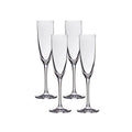 Lucaris Tokyo Temptation Champagne Glasses (4-Pieces), 5-ounce, Dishwasher Safe, Lead-free Crystalline image 0