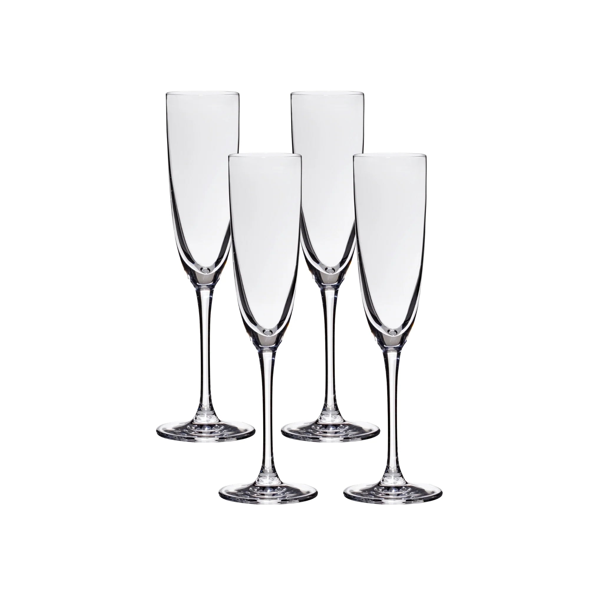 Lucaris Tokyo Temptation Champagne Glasses (4-Pieces), 5-ounce, Dishwasher Safe, Lead-free Crystalline image 0
