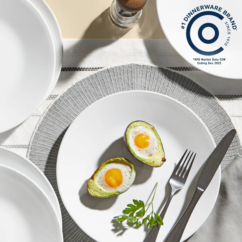Corelle® Shimmering White 32-piece Dinnerware Set, Service for 8 image 2