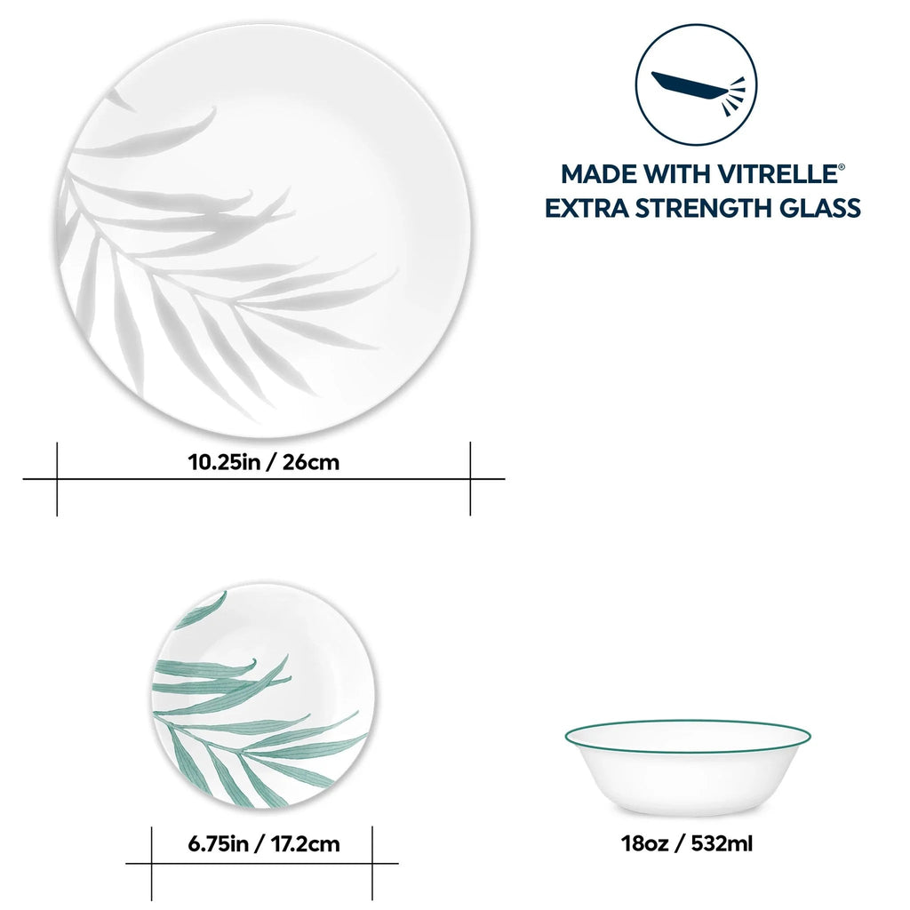 Corelle® Solar Print 18-piece Dinnerware Set, Service for 6, EXCLUSIVE image 1