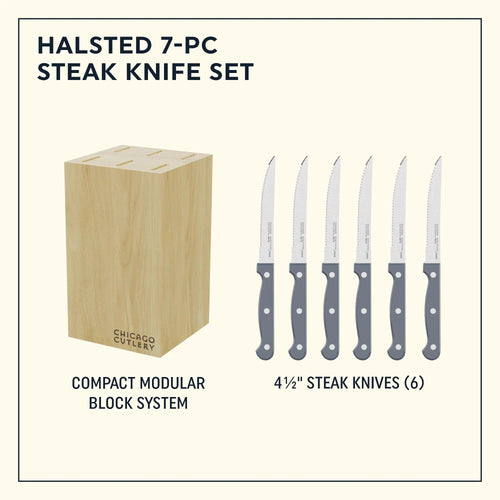 Chicago Cutlery® Halsted 7-piece Steak Knife Set image 1