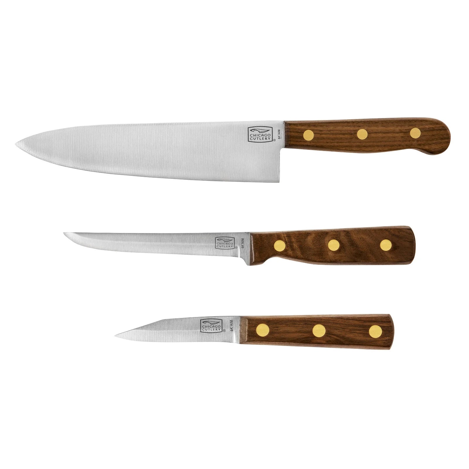 Chicago Cutlery® Walnut Tradition® 3-piece Knife Set image 0