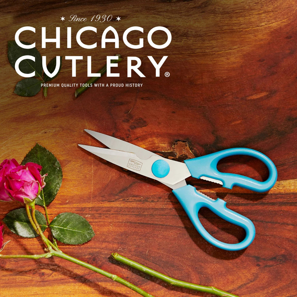 Chicago Cutlery 2-piece Kitchen Shears in Blueberry and Blue Frost image 4
