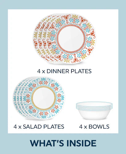 Corelle® Global Collection Terracotta Dreams 12-piece Dinnerware Set, Service for 4 image 5