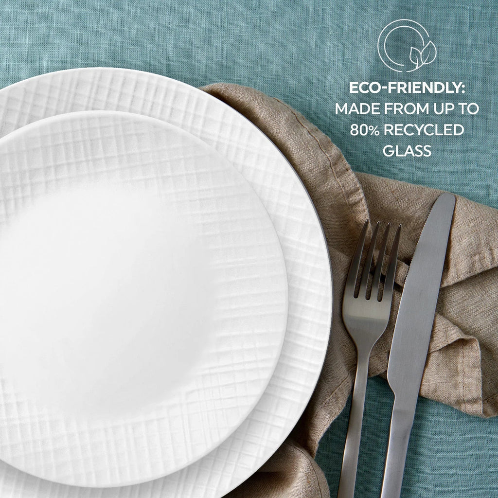 Corelle® Linen Weave 18-piece Dinnerware Set, Service for 6 image 2