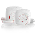 Corelle® Square Splendor 18-piece Dinnerware Set, Service for 6 image 0