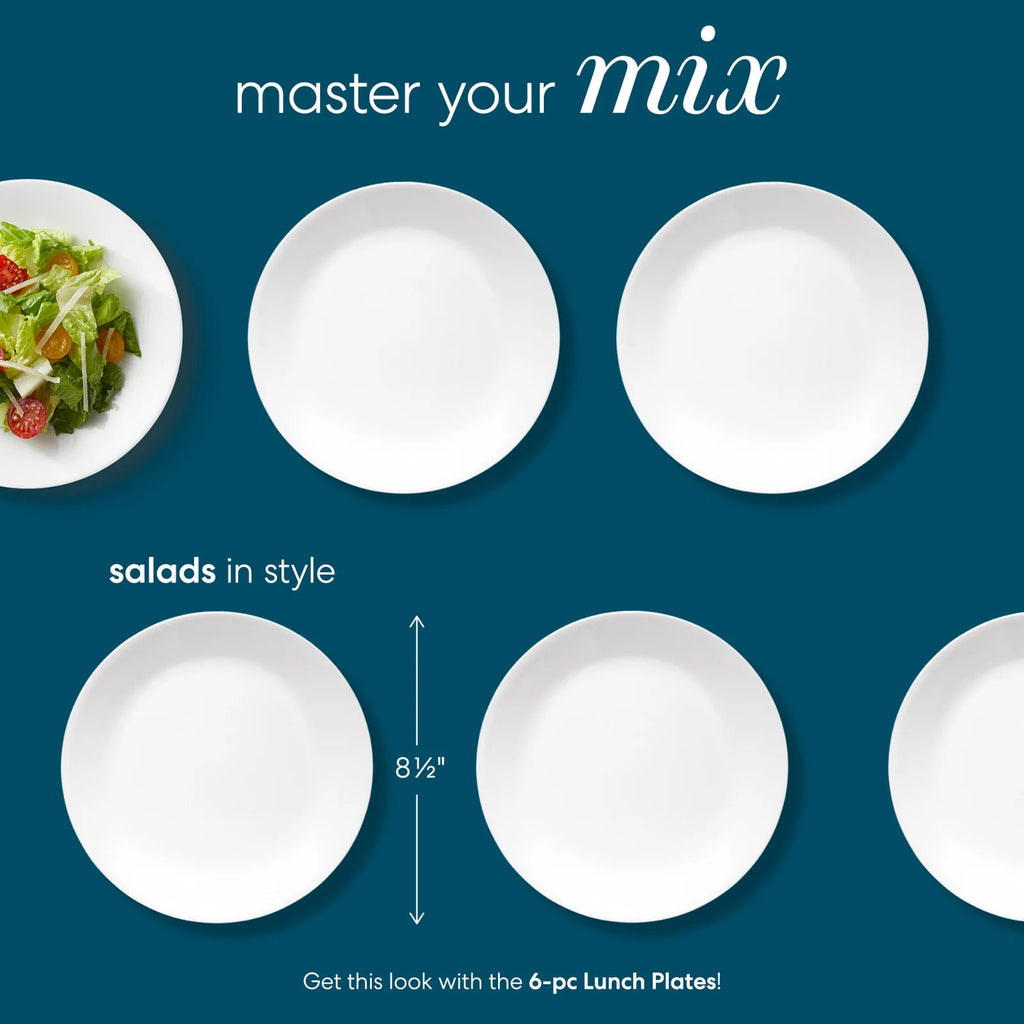 Corelle® Winter Frost White 8.5 Salad Plates, 6-pack image 1