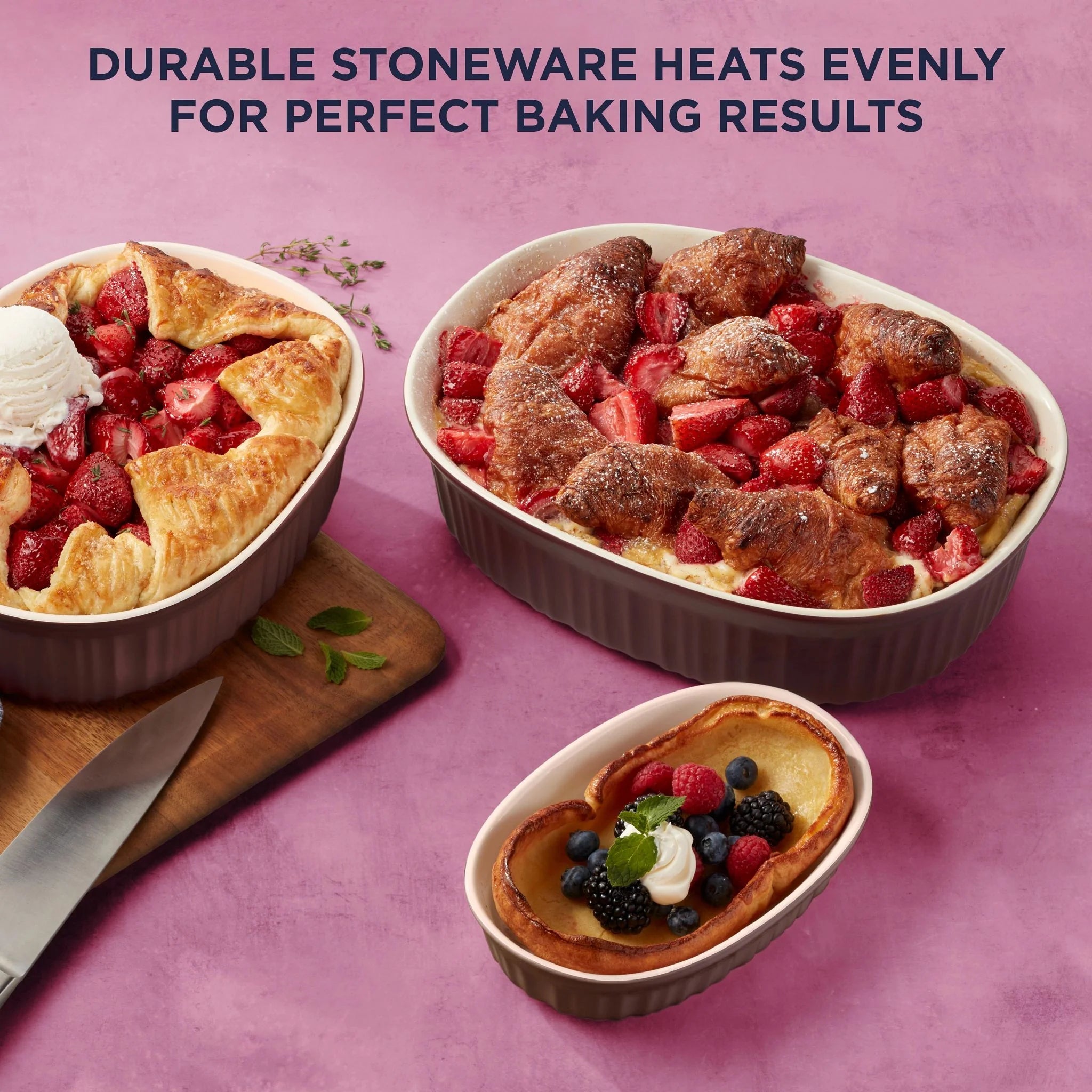CorningWare® French Colors 10-piece Bakeware Set, Cabernet image 3