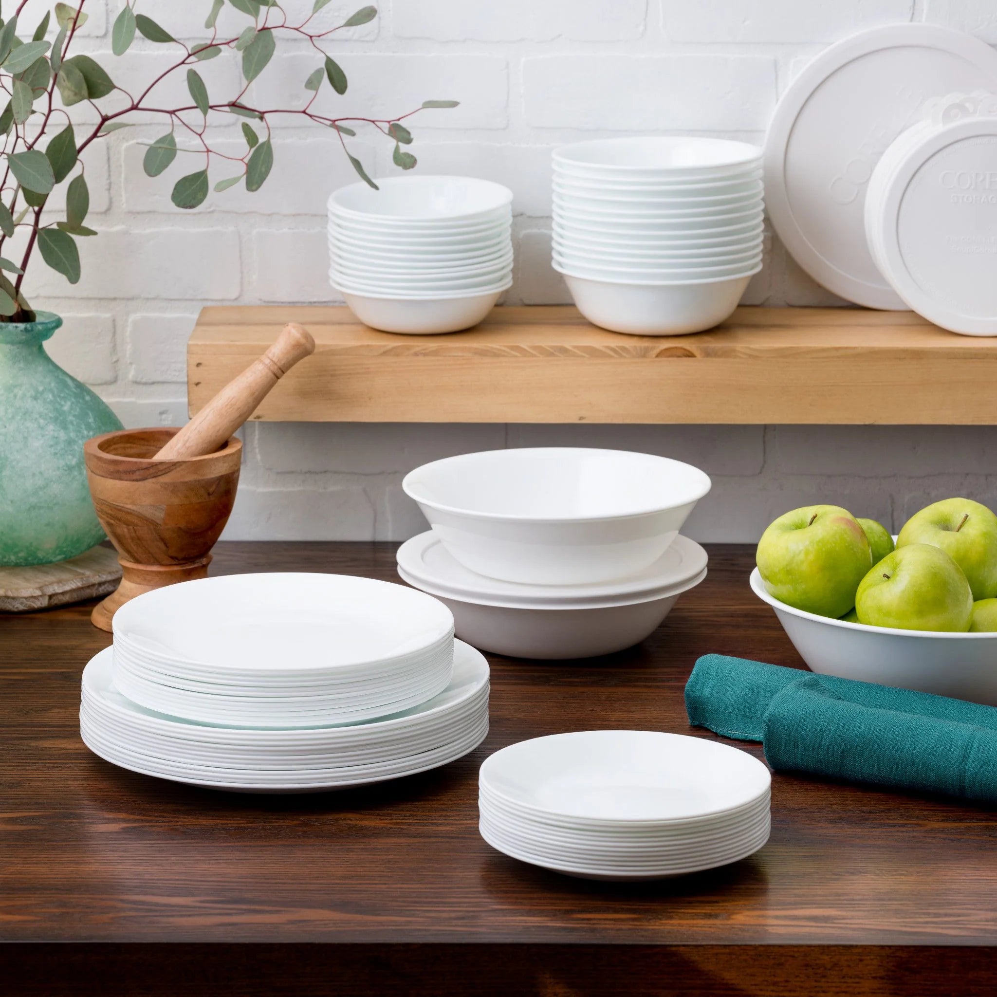 Corelle® Winter Frost White 78-piece Dinnerware Set, Service for 12 image 2