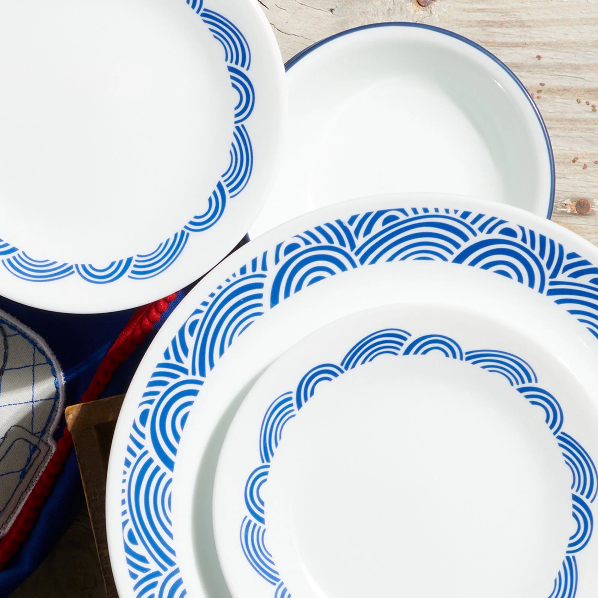 Corelle® Rolling Waves 18-piece Dinnerware Set, Service for 6 image 6