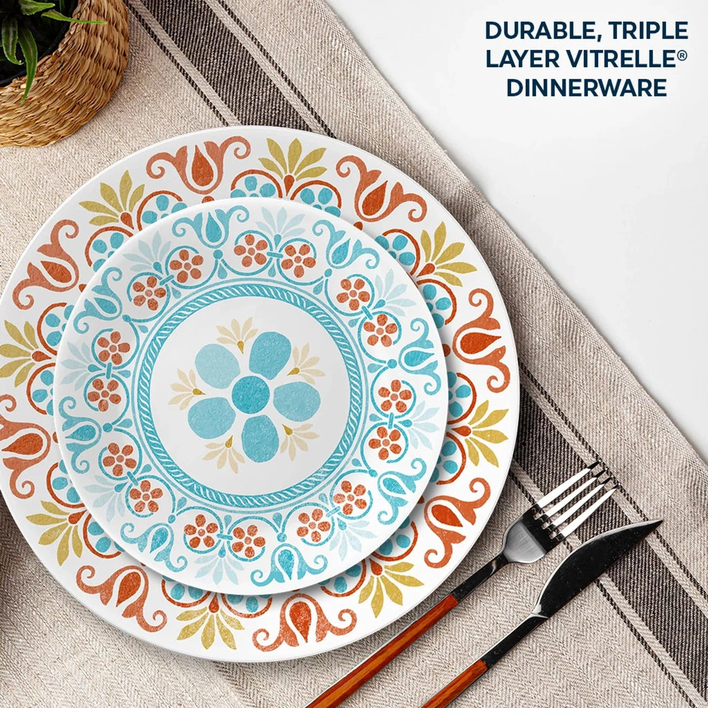 Corelle® Global Collection Terracotta Dreams 18-piece Dinnerware Set, Service for 6 image 3